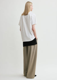 STRAIGHT COTTON TEE