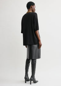 LONGLINE TEE KNIT
