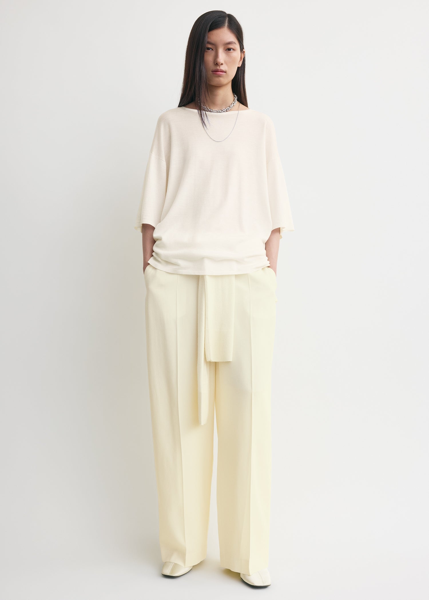 LONGLINE TEE KNIT
