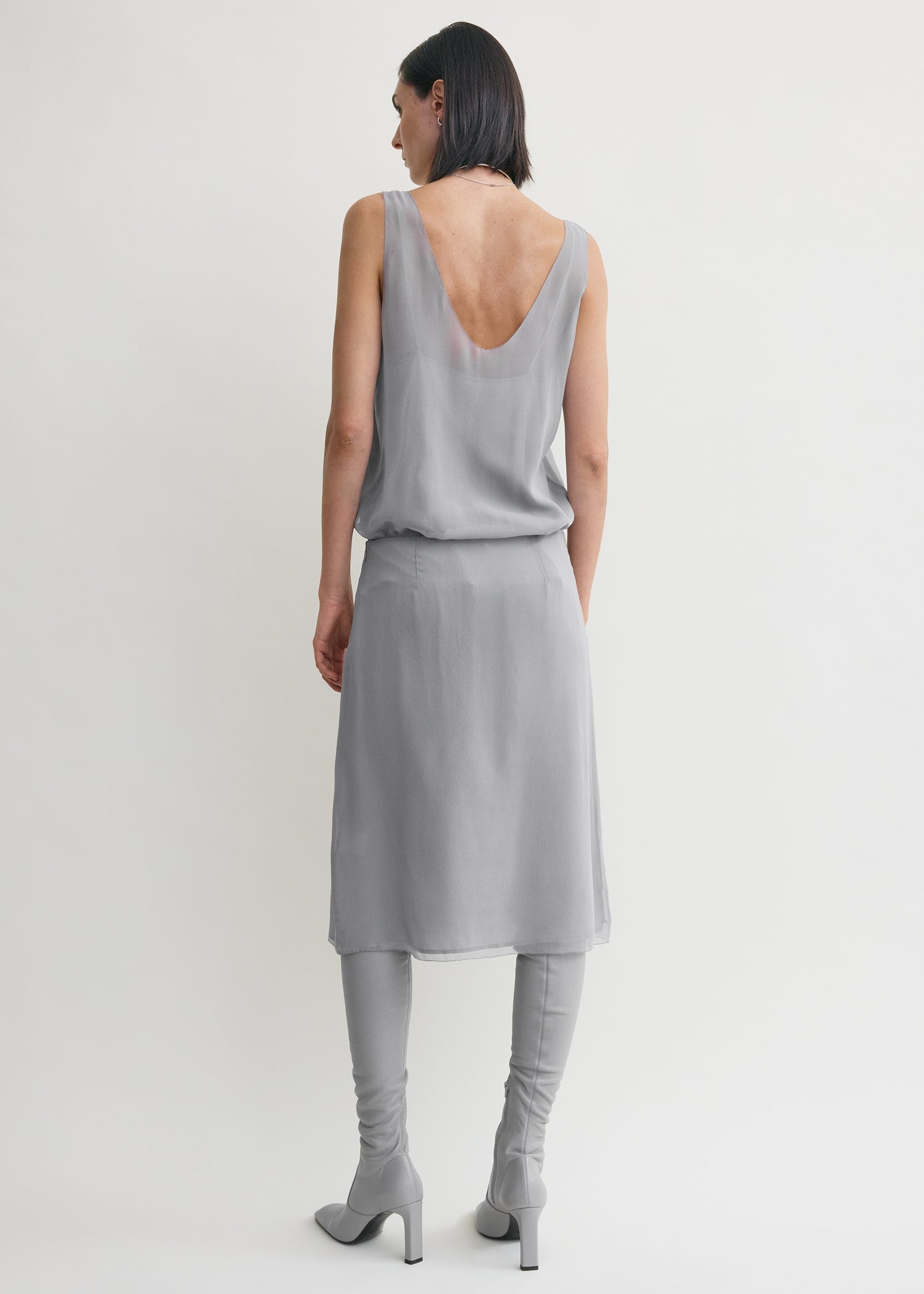 CHIFFON SLIP SKIRT