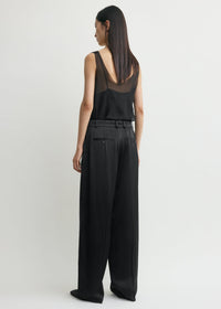 WIDE SATIN TROUSERS