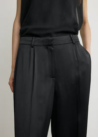 WIDE SATIN TROUSERS
