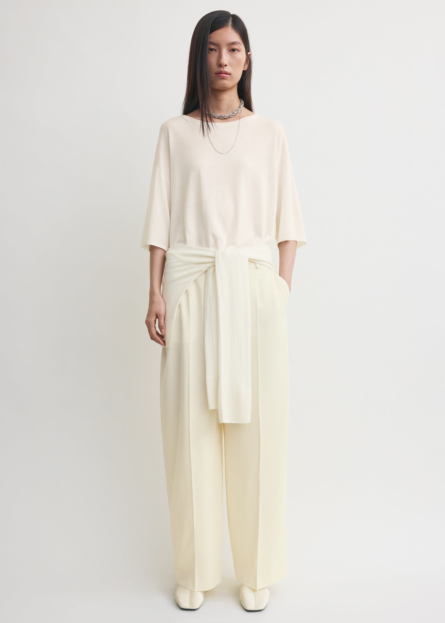 WIDE FLUID TROUSERS