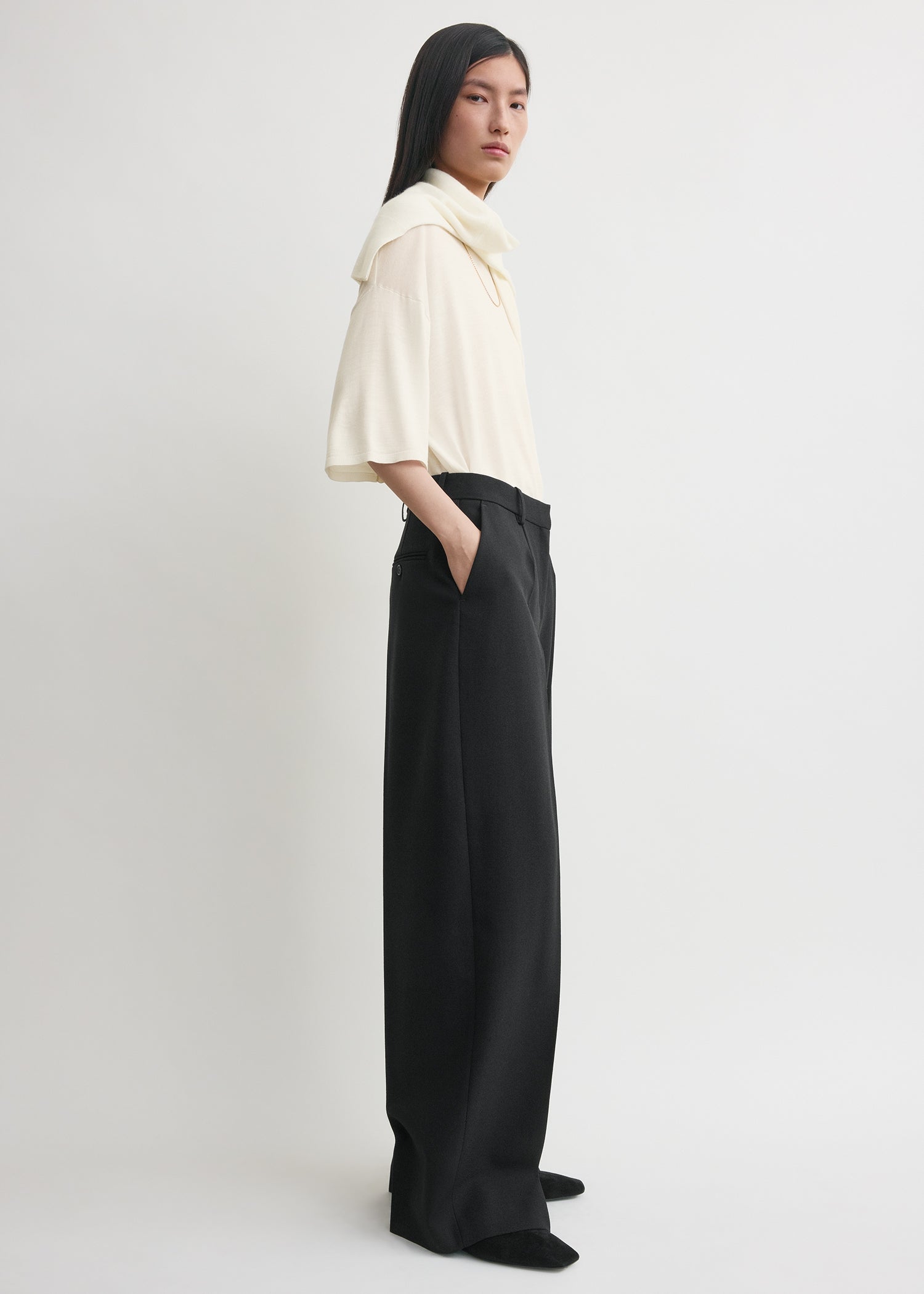 WIDE TAILORED TROUSERS