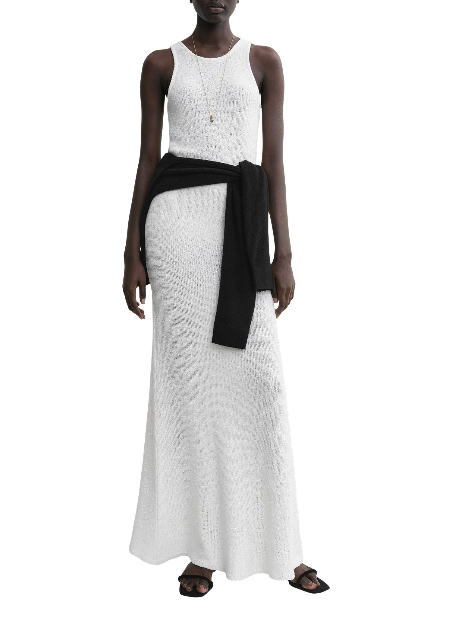 BOUCLÉ KNIT SKIRT