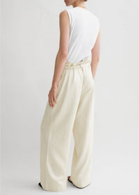 FLUID TIE-WAIST TROUSERS
