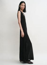 OVERLAPPED SCARF DRESS