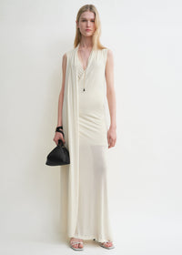 OVERLAPPED SCARF DRESS