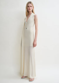 OVERLAPPED SCARF DRESS