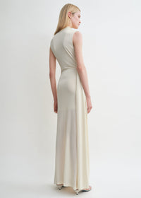 OVERLAPPED SCARF DRESS