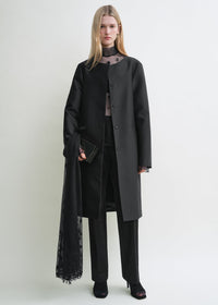 COLLARLESS COAT