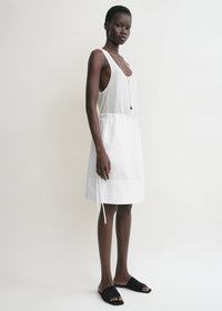 DRAWSTRING MINI SKIRT
