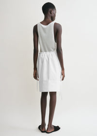 DRAWSTRING MINI SKIRT
