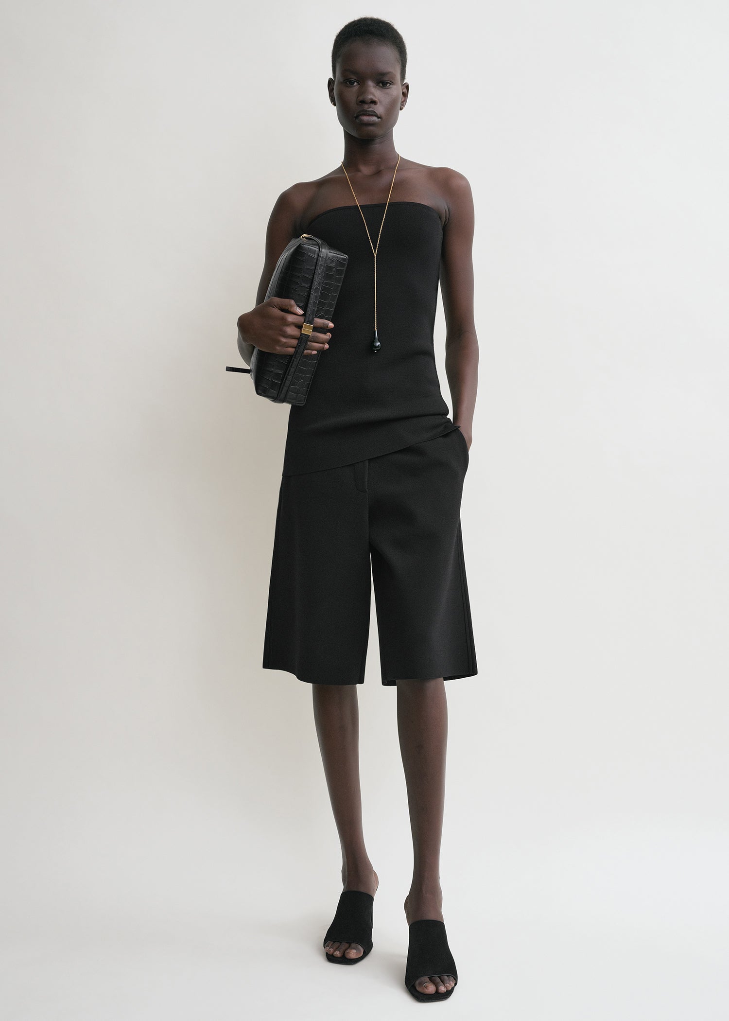 COMPACT KNIT TUBE TOP