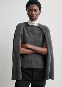 CREW CAPE KNIT