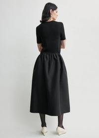 GATHERED EVENING SKIRT