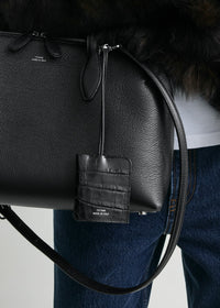 CROCO-EMBOSSED KEYRING