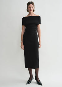 DOUBLE-KNIT DRESS