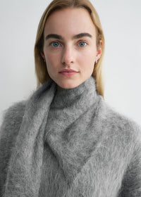 DRAPED-SCARF KNIT