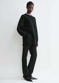 DOUBLE-KNIT PULLOVER