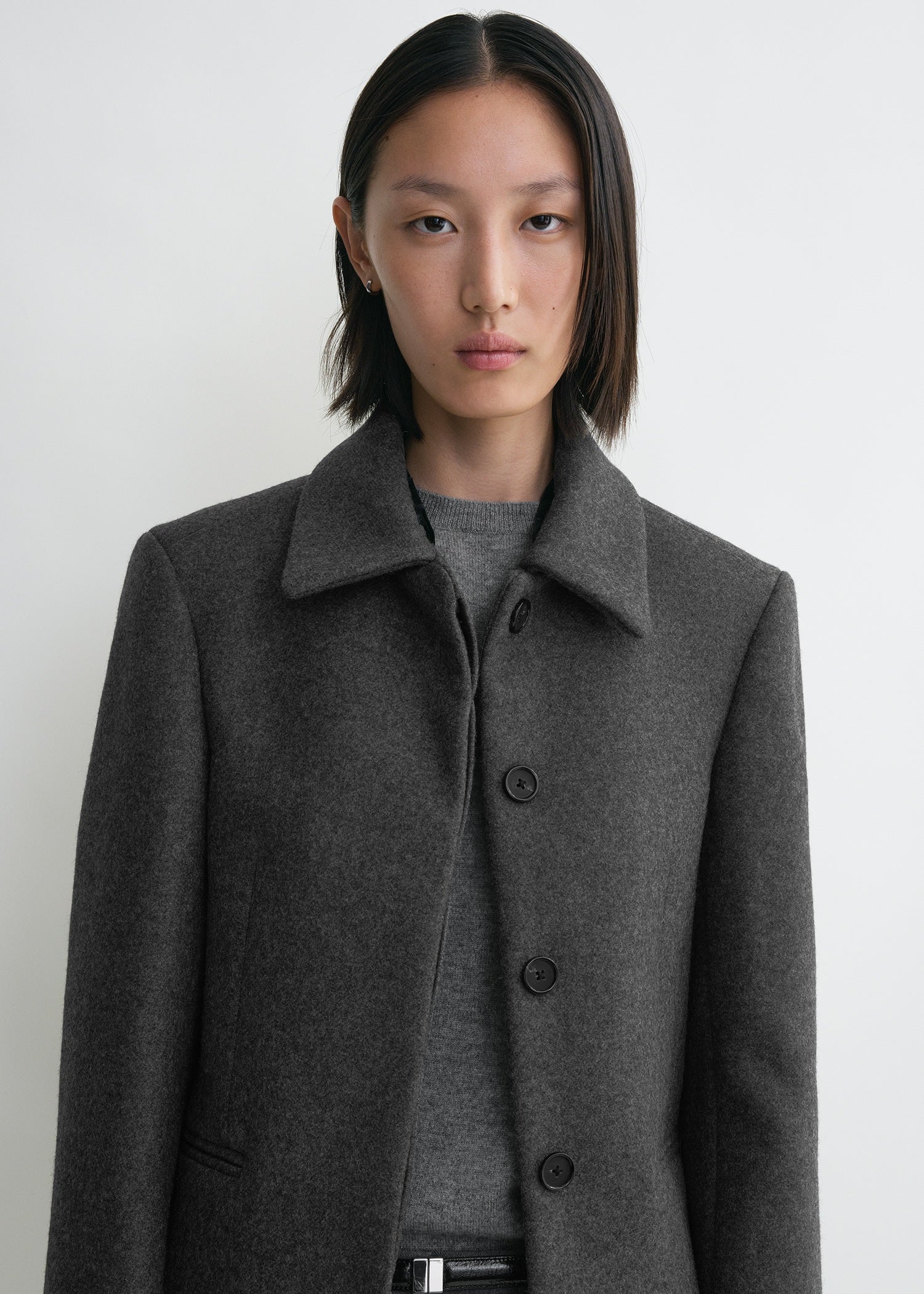 SHEARLING COLLAR JACKET