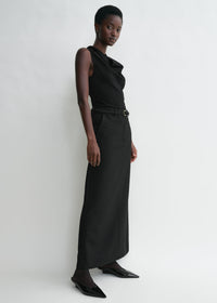 COWL-NECK TOP