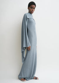 CAPE KNIT DRESS