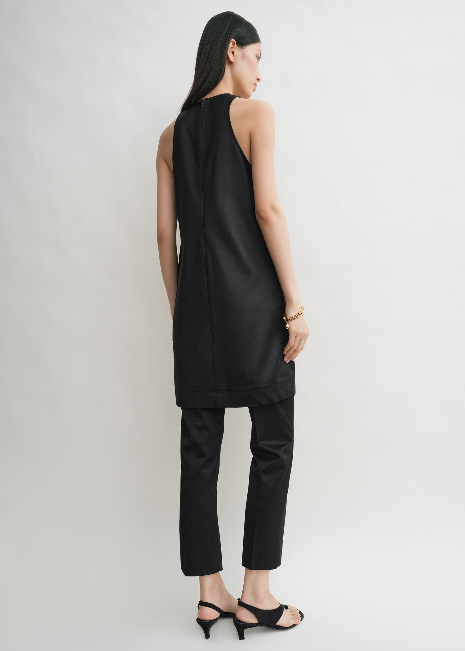 SCOOP-NECK DRESS