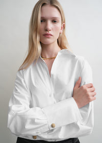 OVERSIZED TUXEDO SHIRT