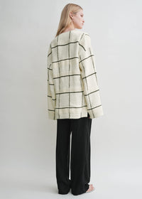WINDOWPANE-CHECK TUNIC