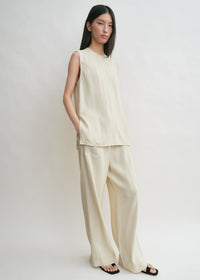WOVEN STRIPE TOP