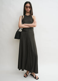 FLUID JERSEY SKIRT
