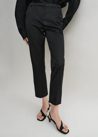 CROPPED STRAIGHT TROUSERS