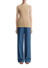 SLEEVELESS TERRY KNIT