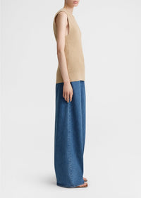 SLEEVELESS TERRY KNIT