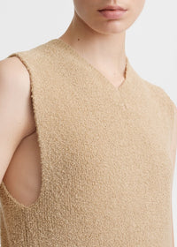 SLEEVELESS TERRY KNIT