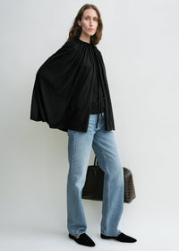 DRAWSTRING CAPE