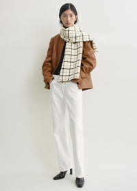 WINDOWPANE SCARF
