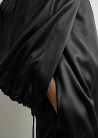 DETACHABLE CAPE EVENING COAT