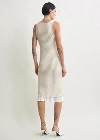 MOHAIR KNIT TANK DRESS