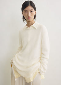 LONG OPEN WEAVE KNIT