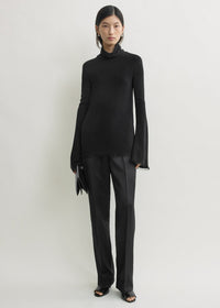 FRAYED-EDGE SLIM TOP