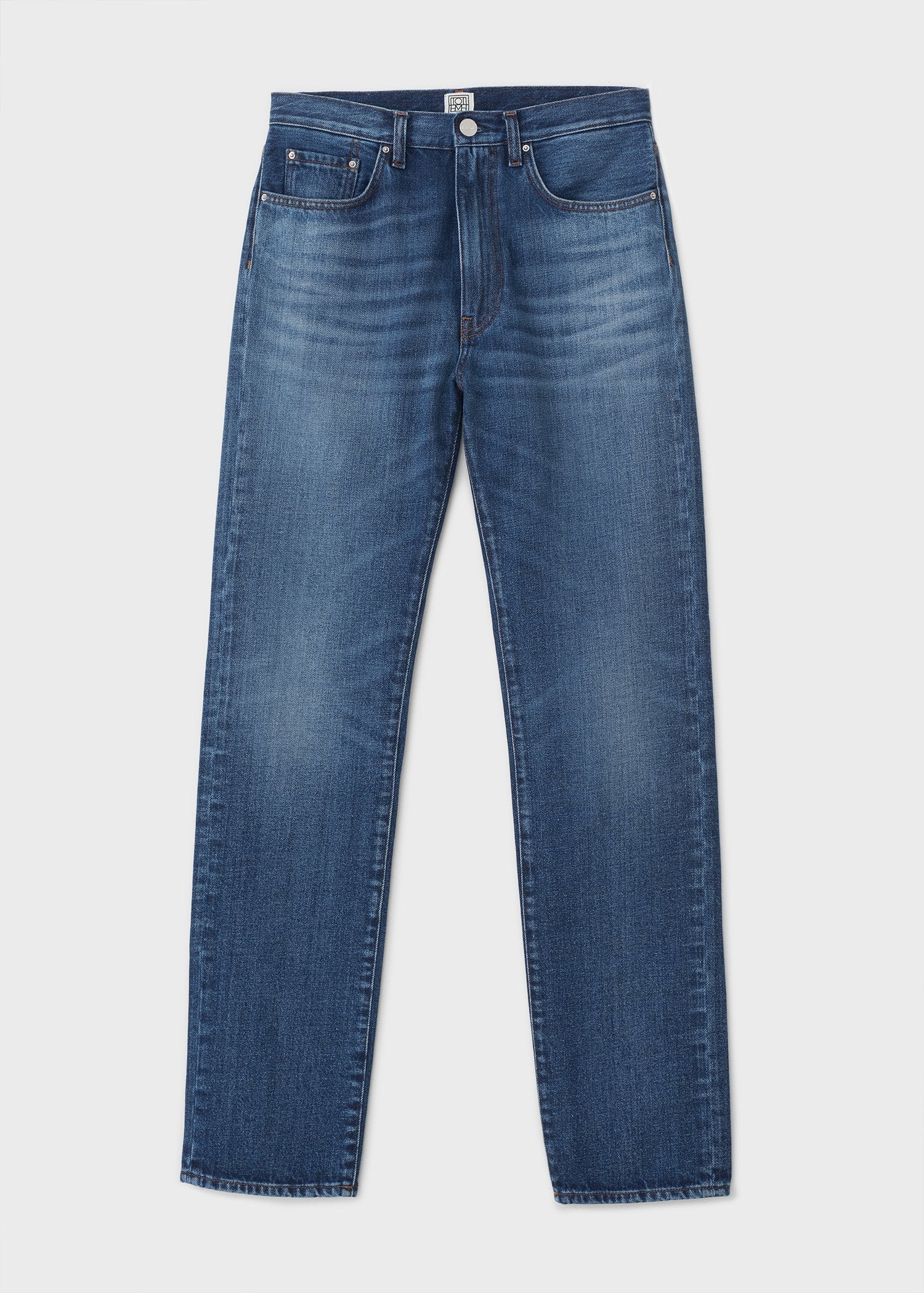 MID WAIST STRAIGHT LEG DENIM