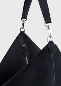 BEVEL SUEDE BAG