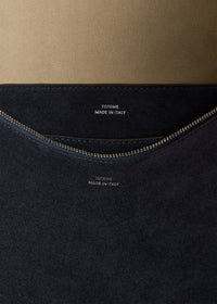BEVEL SUEDE BAG