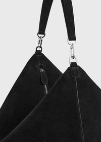 BEVEL SUEDE BAG