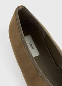 MINIMALIST SUEDE BALLERINAS