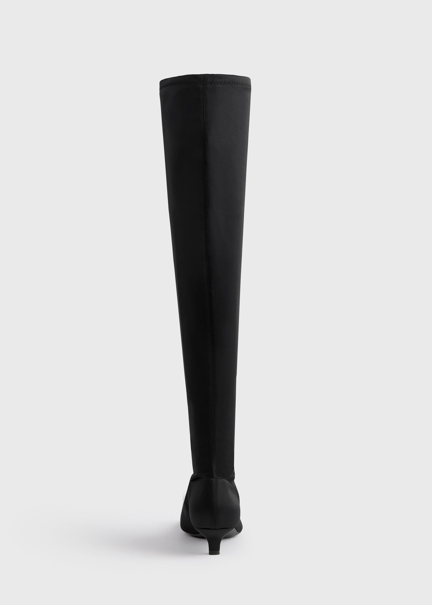 SATIN KNEE-HIGH BOOTS
