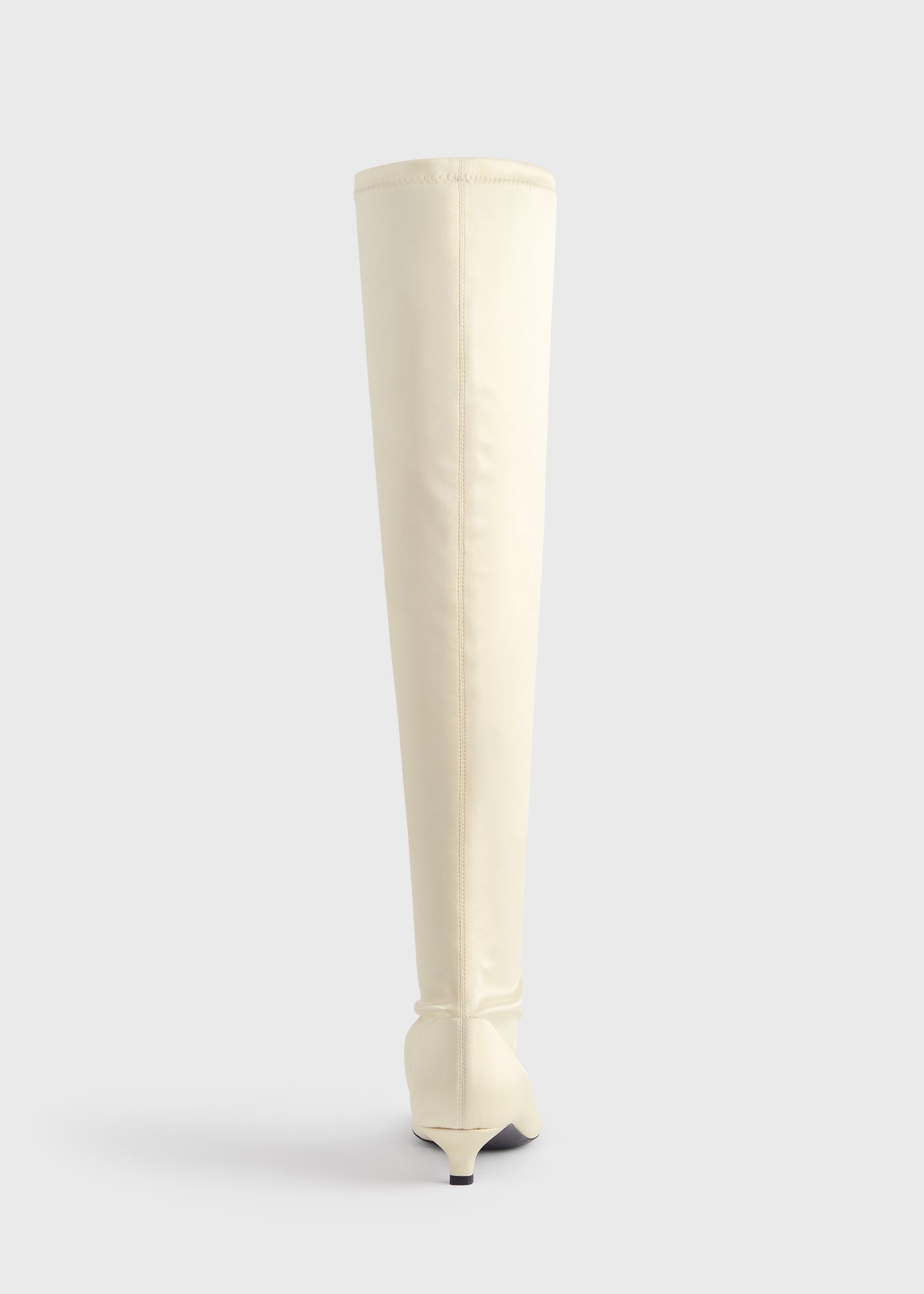 SATIN KNEE-HIGH BOOTS