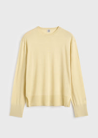 CREW-NECK WOOL SILK KNIT